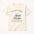 Go Outside Avoid People Shirt – Mushroom Nature Tee